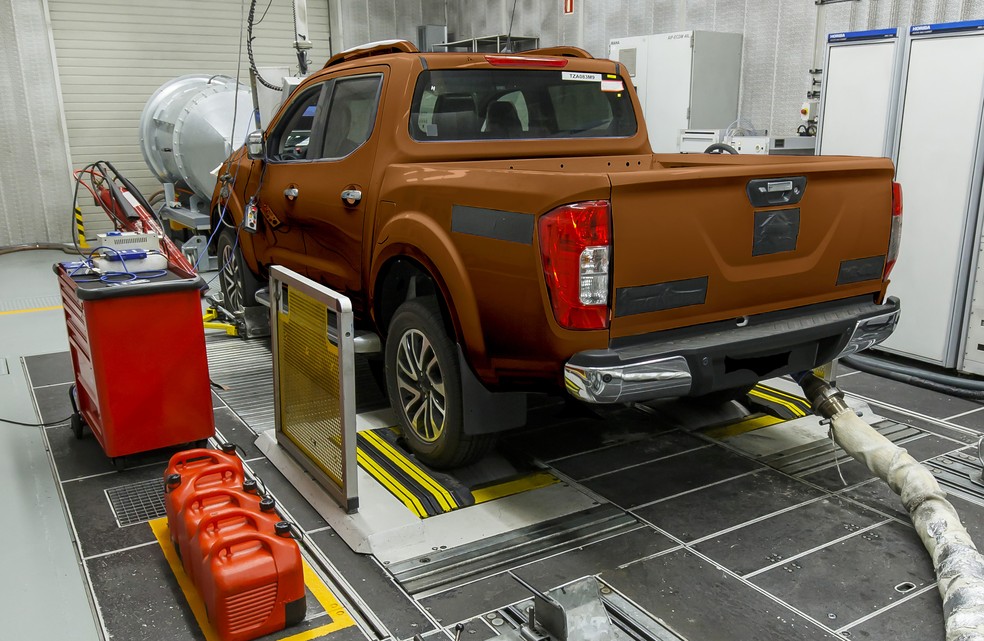 Nissan Frontier argentina já é testada em Córdoba — Foto: Divulgação