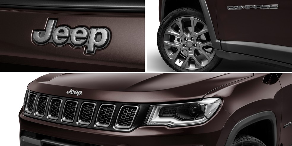 Jeep Compass S traz detalhes em grafite — Foto: Divulgação