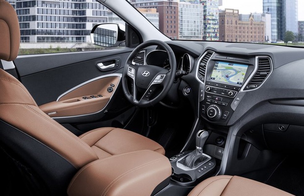 Hyundai Santa Fe reestilizado (Foto: Divulgação) — Foto: Auto Esporte