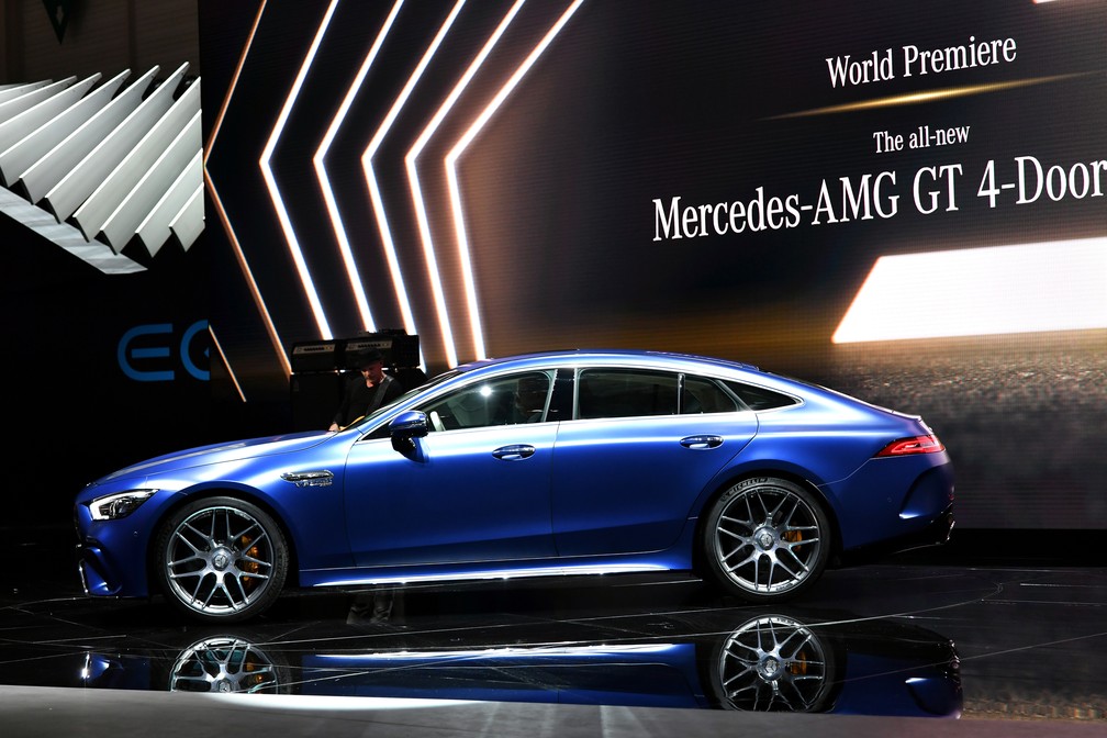 Mercedes-AMG GT 4 portas Coupé — Foto: Harold Cunningham/AFP