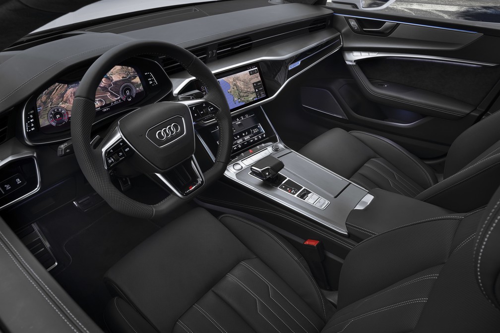 Interior do Audi A7 — Foto: Audi/Divulgação