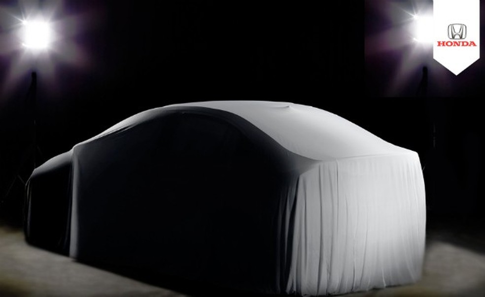 Honda divulga teaser do novo City no Brasil (Foto: Divulgação) — Foto: Auto Esporte