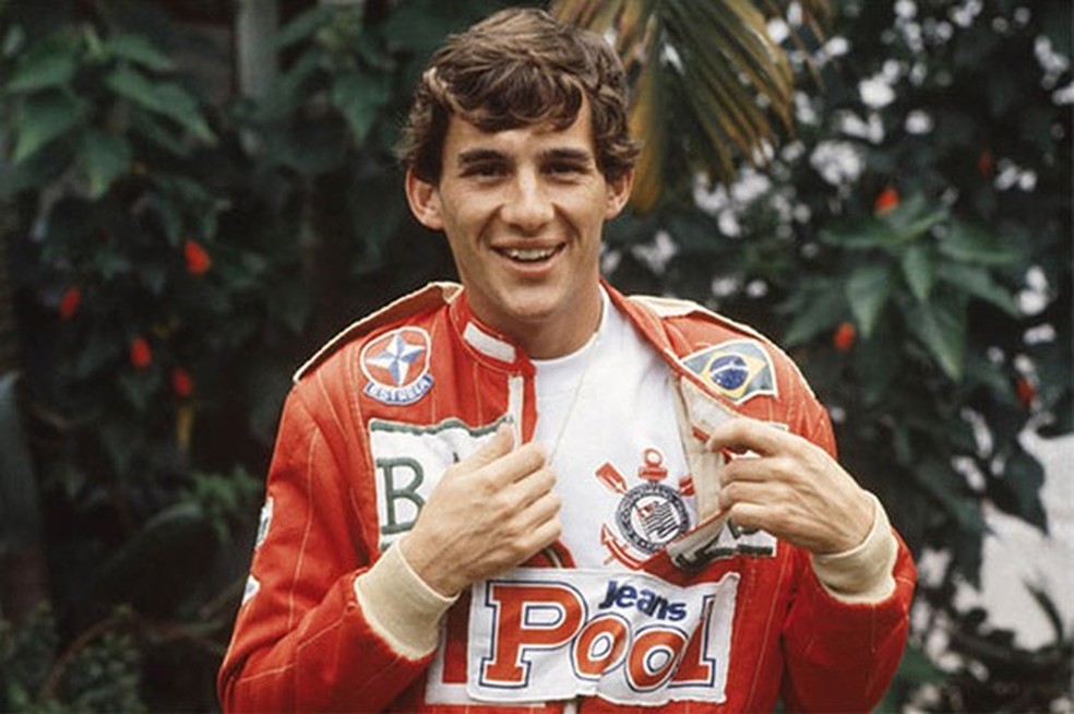 Senna torcedor do Corinthians (Foto: Reprodução) — Foto: Auto Esporte