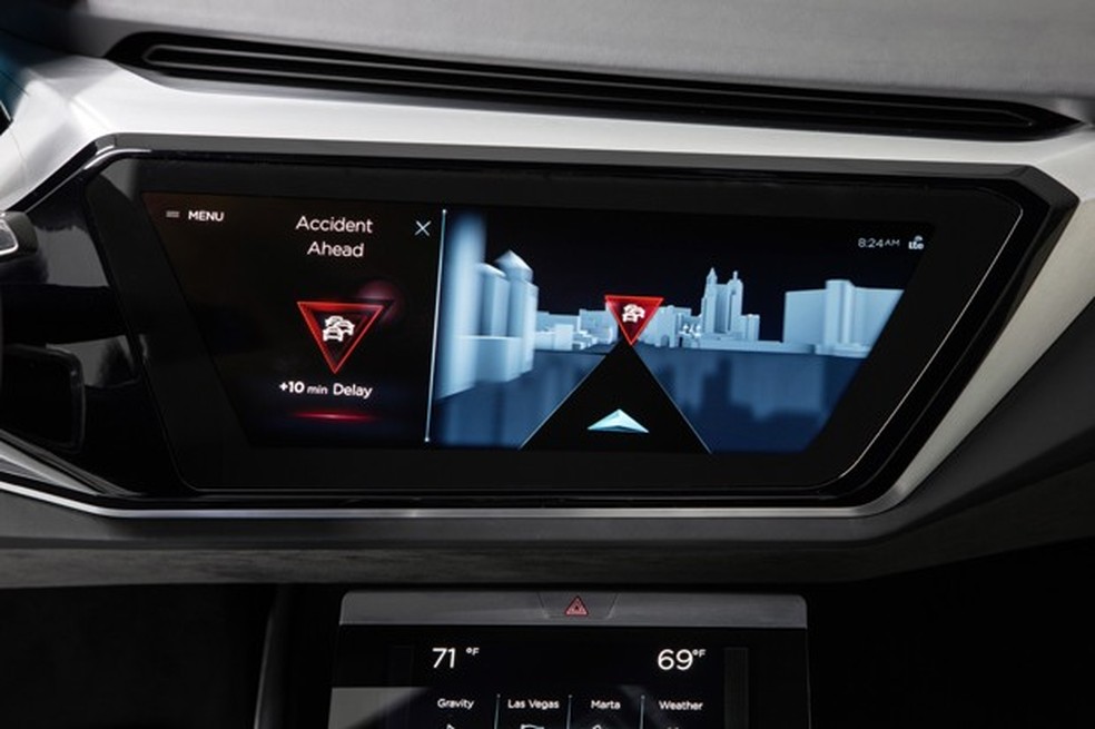 Audi apresenta futuro de seu sistema multimídia na CES (Foto: Divulgação) — Foto: Auto Esporte