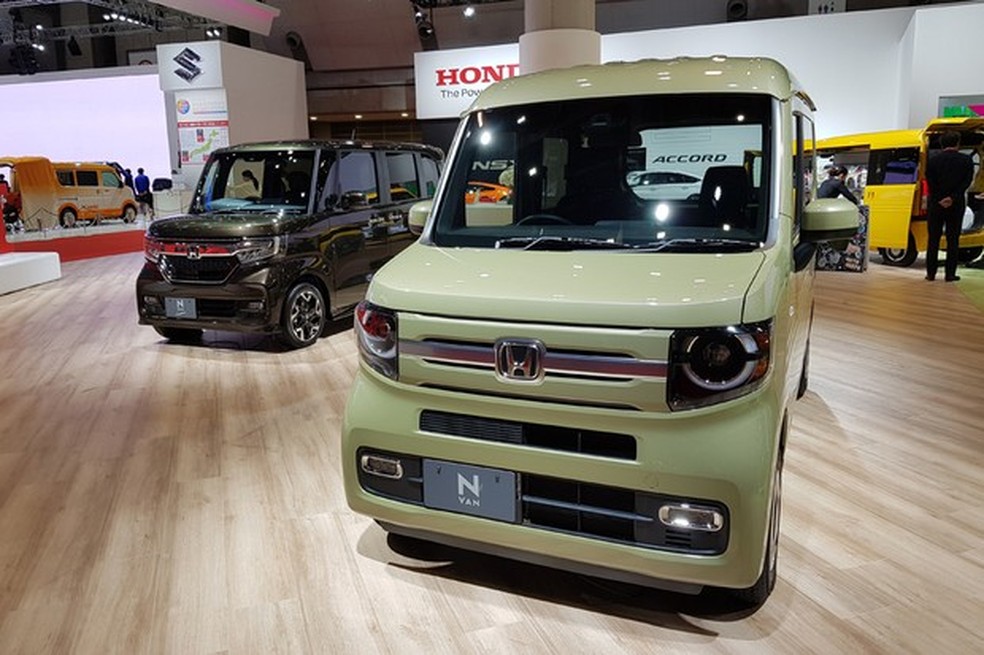 Honda deixou ao alcance do público dois kei jidosha, aqueles simpáticos carrinhos de baixa cilindrada (Foto: Ulisses Cavalcante/ Auto News Brasil) — Foto: Auto Esporte