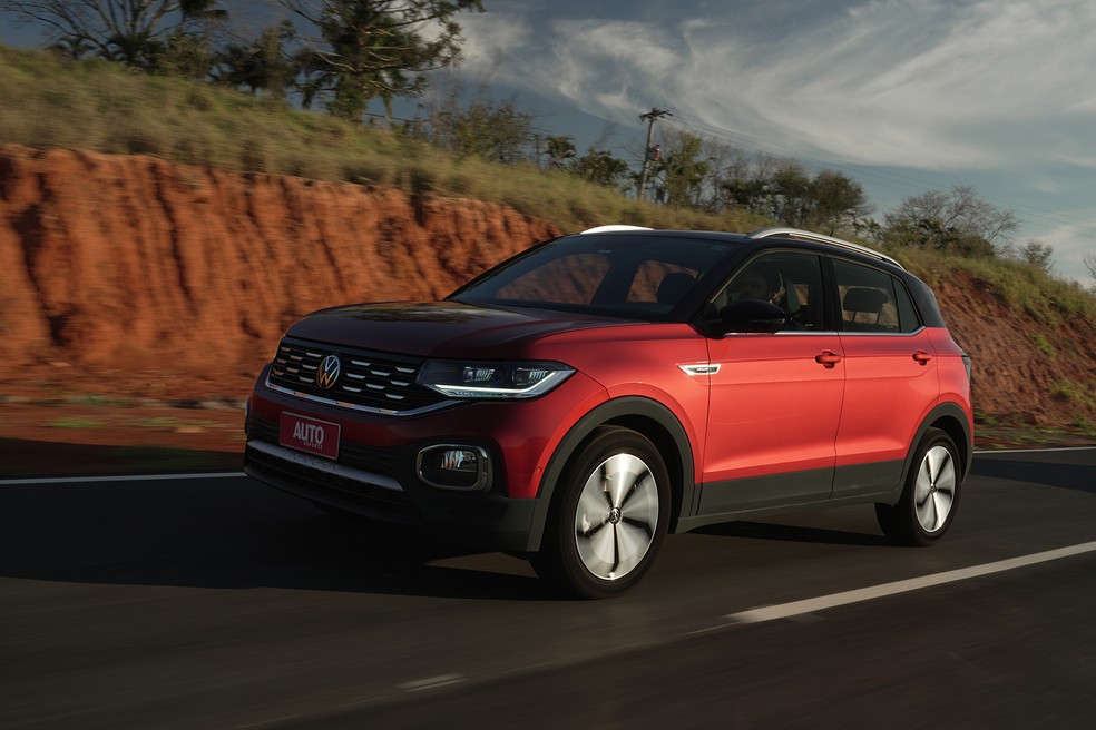 Volkswagen T-Cross foi o SUV mais vendido do primeiro semestre de 2023 — Foto: Bruno Guerreiro/Autoesporte