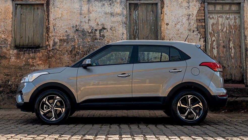 Hyundai Creta Smart Plus 2021 é uma das únicas opções de SUV compacto abaixo dos R$ 100 mil — Foto: Divulgação