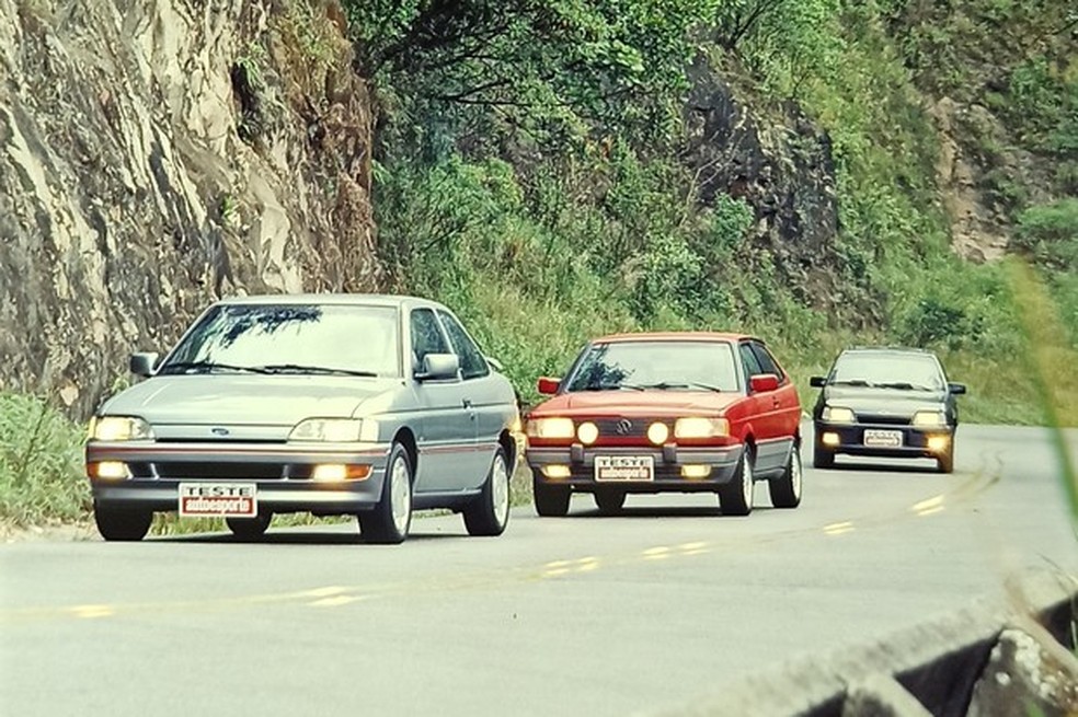 Escort leva a melhor em termos de velocidade (Foto: José Wittner) — Foto: Auto Esporte