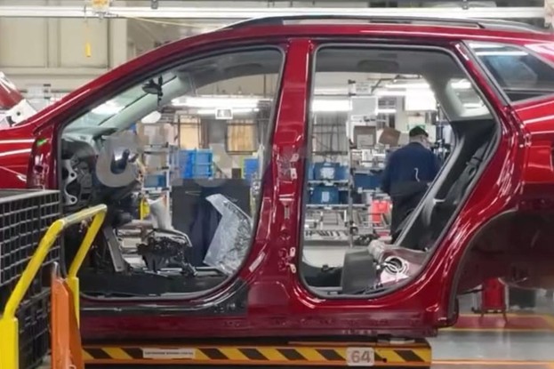 Novo Chevrolet Tracker 2026 - linha de produção