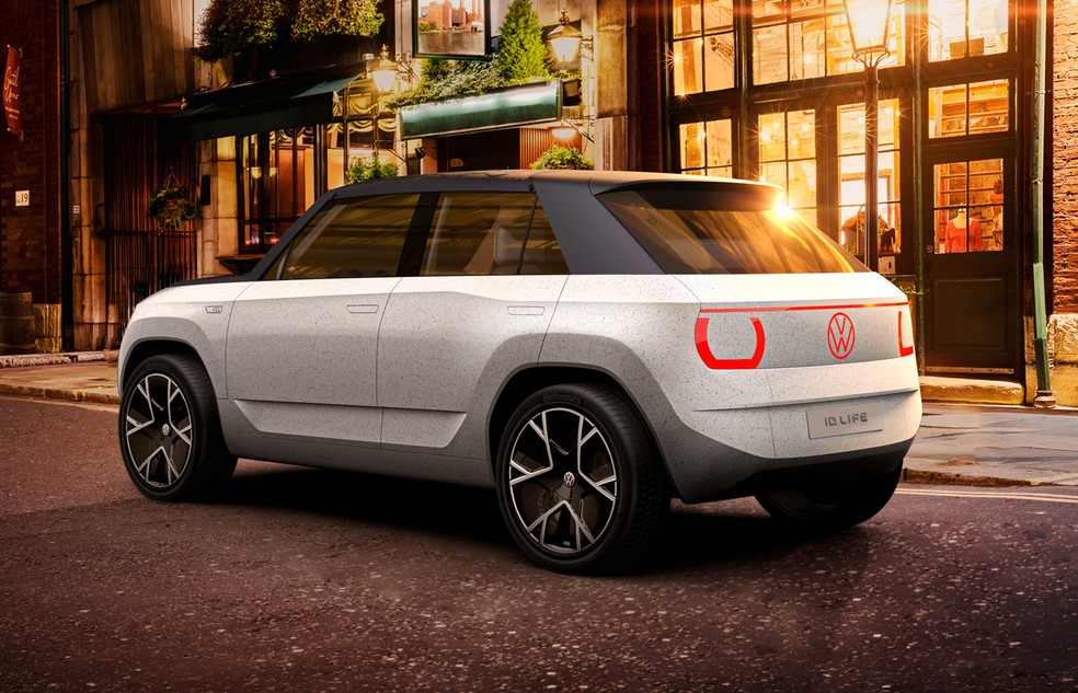 Volkswagen ID. Life é o primeiro elétrico com plataforma MEB e tração dianteira — Foto: Divulgação
