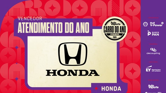 Honda leva o troféu de Atendimento do Ano 2026