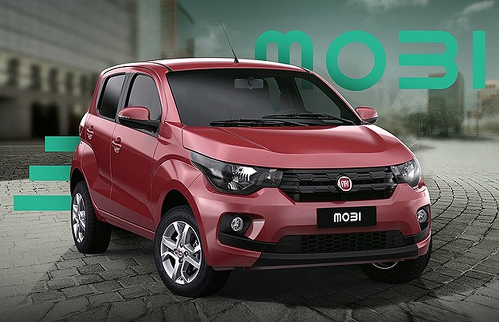 Fiat Mobi em imagem de divulgação (Foto: Reprodução) — Foto: Auto Esporte