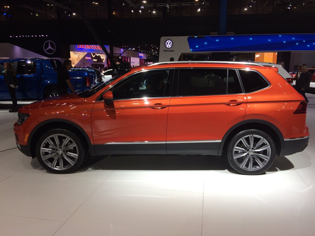 Volkswagen Tiguan de 7 lugares — Foto: Peter Fussy / G1