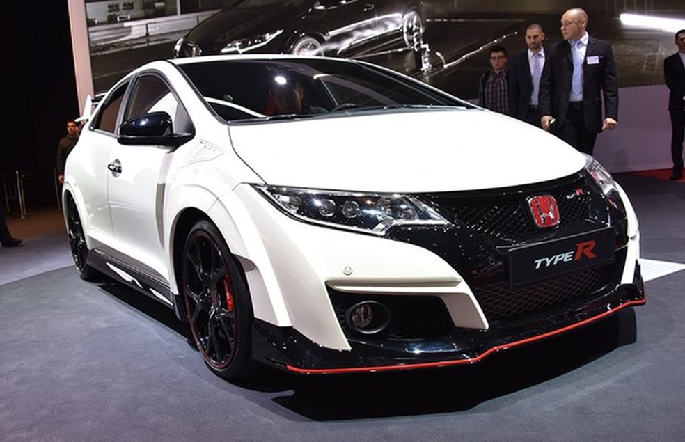 Honda Civic Type-R no Salão de Genebra 2015 (Foto: Newspress) — Foto: Auto Esporte