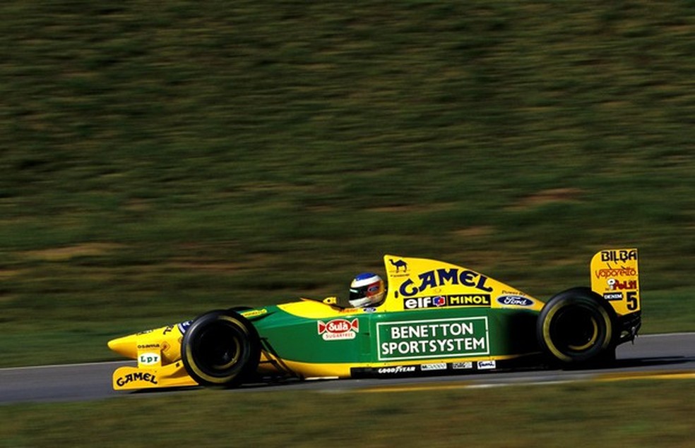 Schumacher no GP do Brasil de 1993 (Foto: Divulgação) — Foto: Auto Esporte