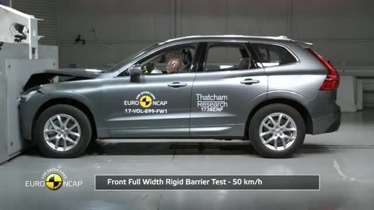 Volvo XC60 é quase perfeito em teste de colisão na Europa