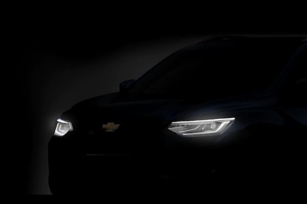 A dianteira mostra a assinatura dos faróis (Foto: Reprodução/Site Chevrolet) — Foto: Auto Esporte