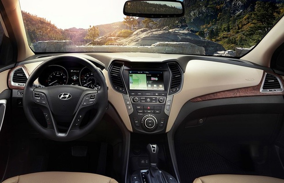 Hyundai Santa Fe 2017 (Foto: Hyundai) — Foto: Auto Esporte
