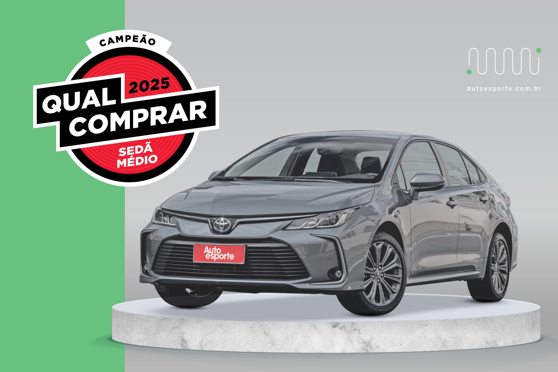 Toyota Corolla é o sedã médio de melhor custo do Brasil em 2025