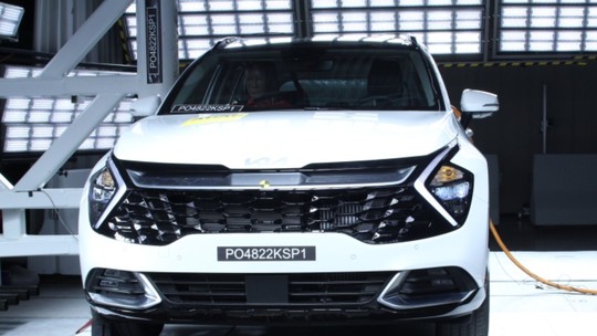 Kia Sportage tira nota máxima em teste de segurança; assista ao crash test