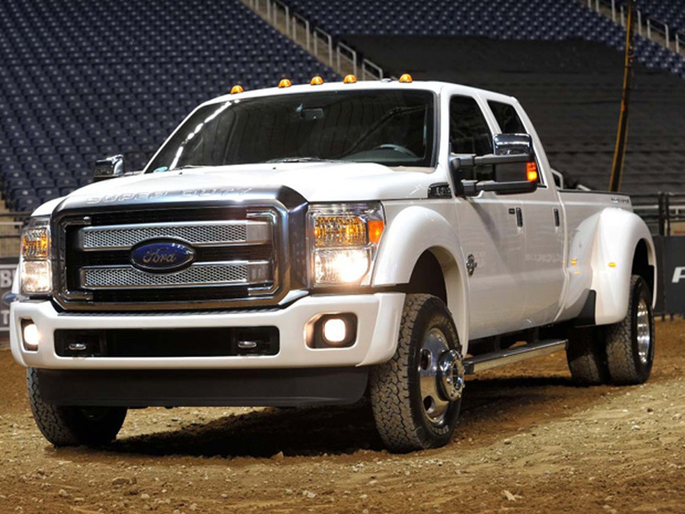 Ford Super Duty Platinum é topo de linha da Série F — Foto: Divulgação