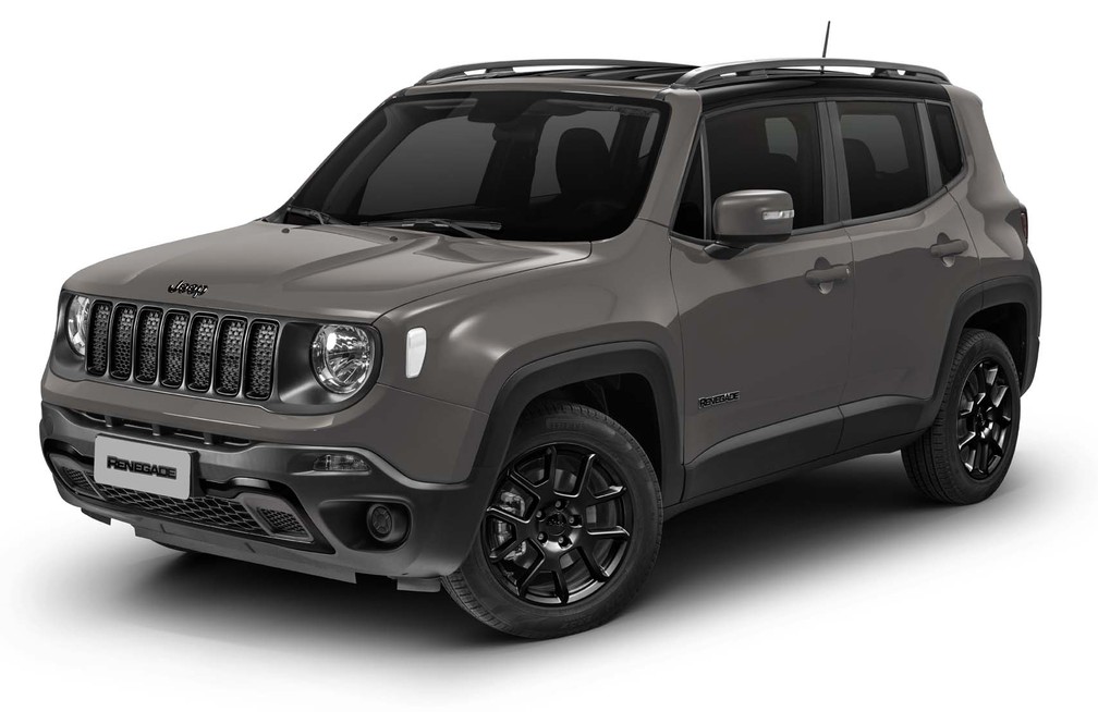 Cinza Antique é uma das opções de cores para o pacote Night Eagle — Foto: Divulgação/Jeep
