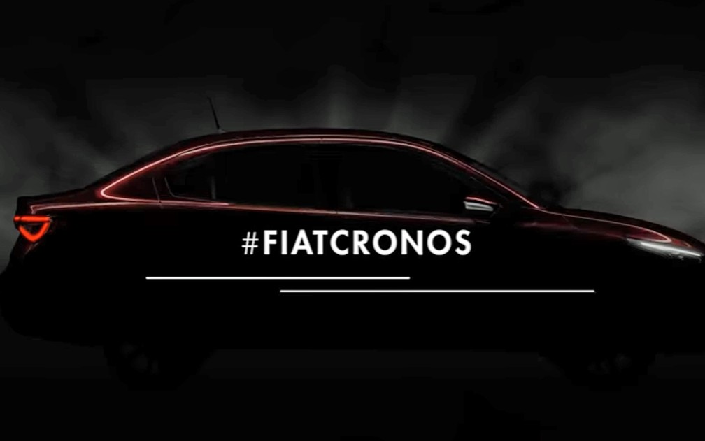 Fiat Cronos tem primeiras imagens divulgadas — Foto: Divulgação/Fiat