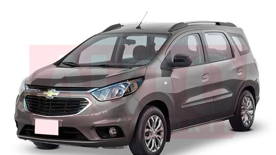 Segredo: como ficará a Chevrolet Spin reestilizada