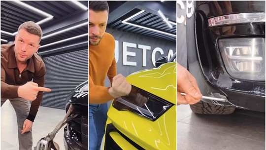Russo destrói Lamborghini e Porsche com as mãos para mostrar fragilidade dos carros de luxo