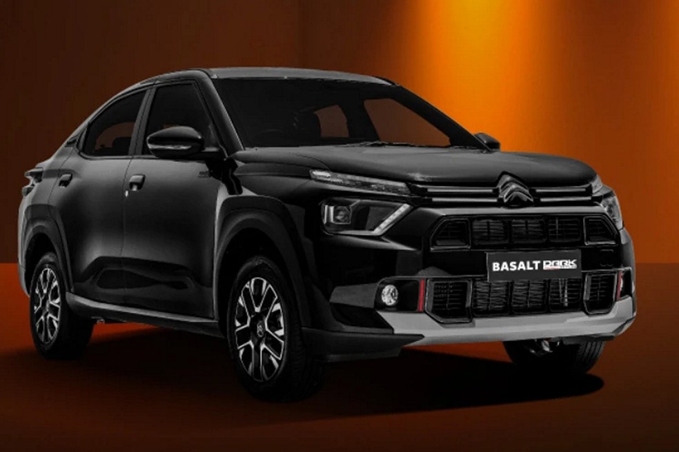Citroën Basalt Dark Edition terá basicamente o mesmo visual da versão comercializada na Índia (foto) — Foto: Divulgação