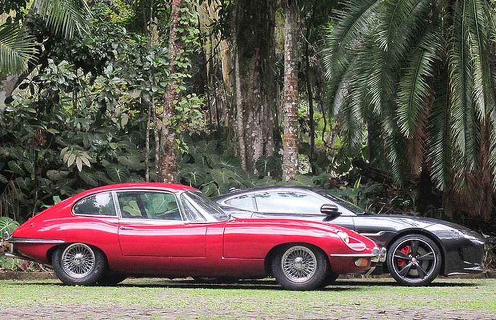 Jaguar F-Type R e E-Type cupê (Foto: Diego Speratti) — Foto: Auto Esporte