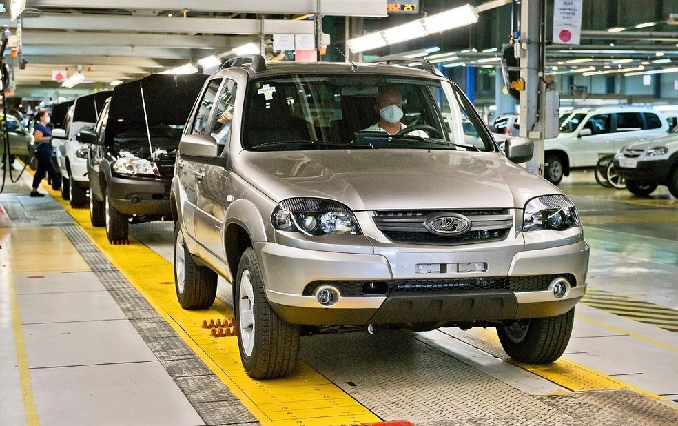 AvtoVAZ, que tem participação da Renault, fabrica os carros da Lada — Foto: Divulgação