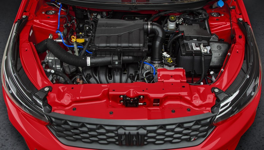 Fiat Argo HGT 1.8 2021 Dianteira Motor