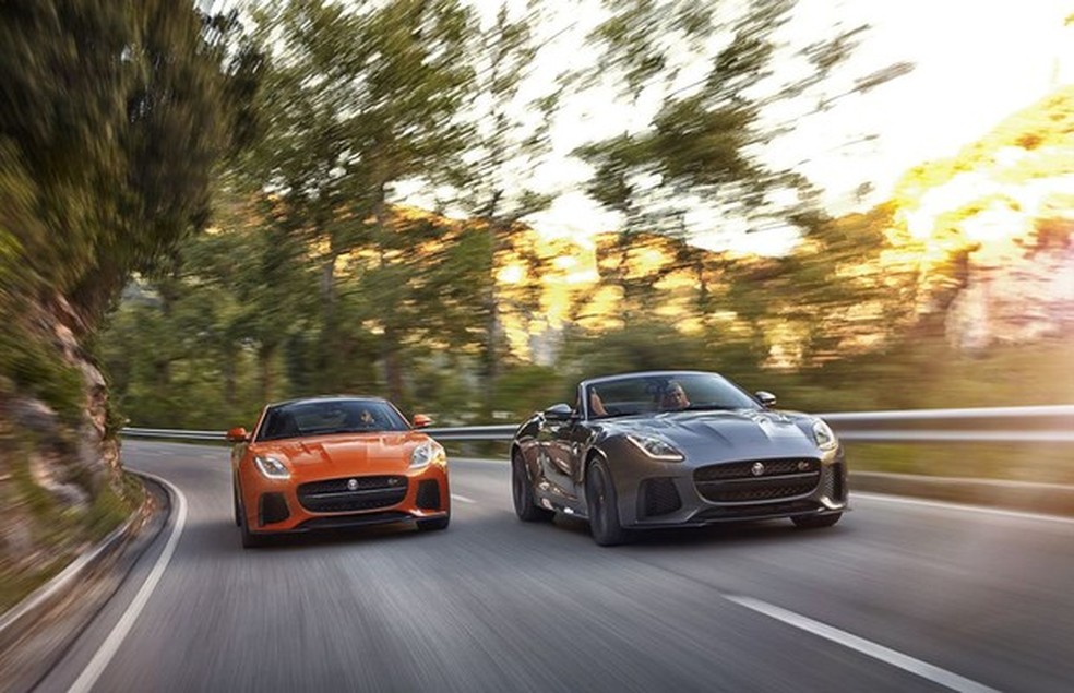 Jaguar F-Type SVR cupê e conversível (Foto: Divulgação) — Foto: Auto Esporte