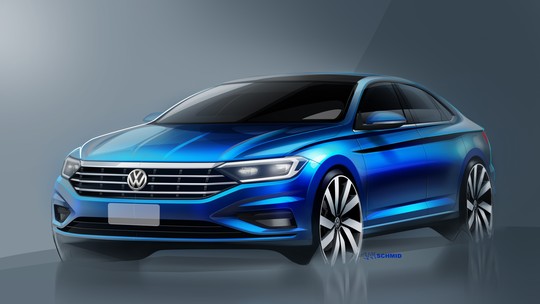 Volkswagen mostra como será o Jetta 2019