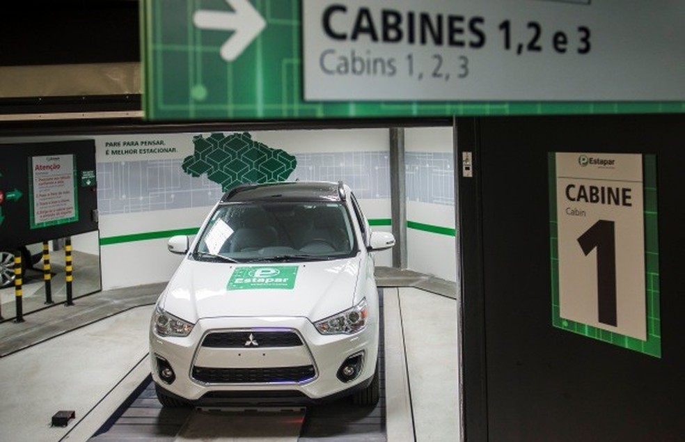 Estapar inaugura primeiro estacionamento robotizado no Brasil (Foto: Divulgação/Estapar) — Foto: Auto Esporte