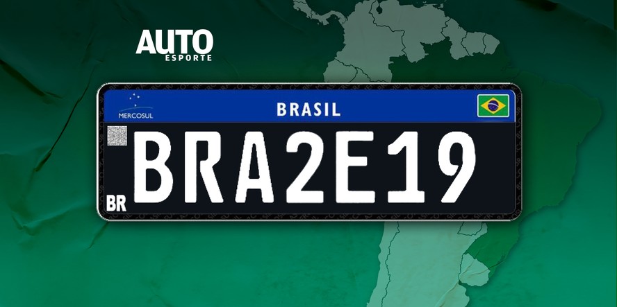 Retorno da placa preta no padrão Mercosul