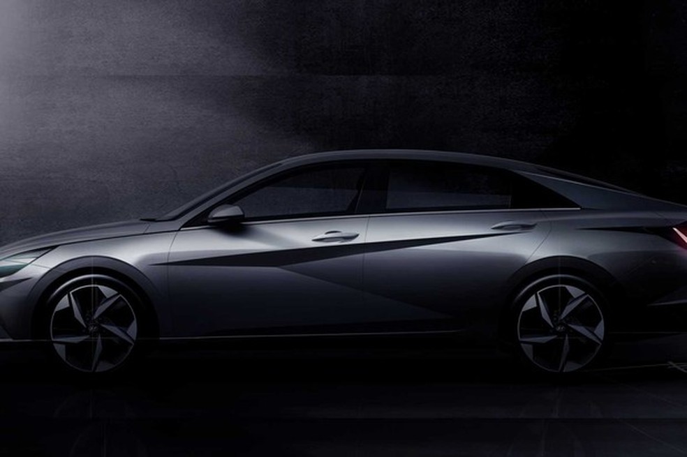 O estilo do Hyundai Elantra 2021 é baseado em um conceito poliédrico (Foto: Hyundai) — Foto: Auto Esporte