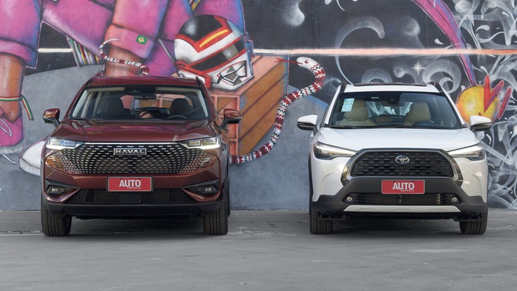 GWM Haval H6 e Toyota Corolla Cross XRX Hybrid
