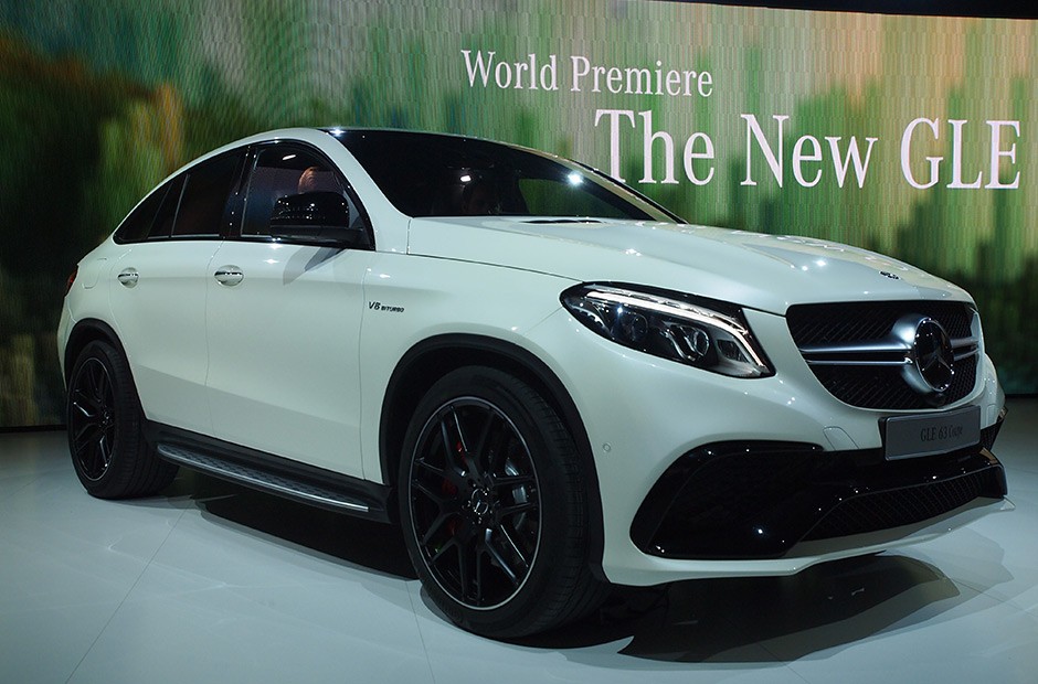 Mercedes-Benz GLE 63 coupe no Salão de Detroit 2015