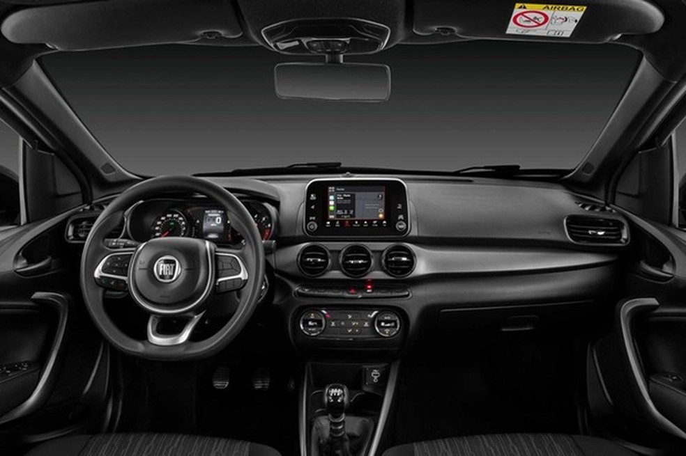 A tela da central multimídia é de sete polegadas (Foto: Divulgação) — Foto: Auto Esporte