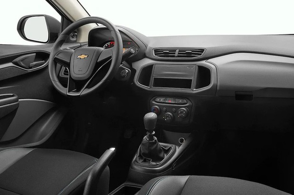 Interior do Chevrolet Joy Plus (Foto: Divulgação) — Foto: Auto Esporte
