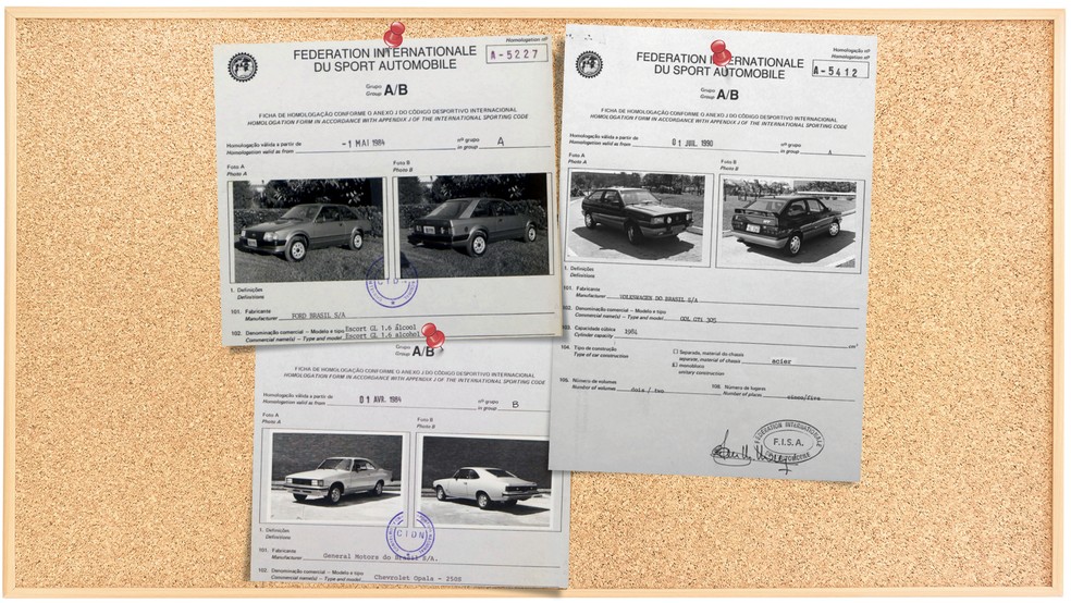 Volkswagen é a marca com mais pedidos de homologação: foram 14, entre 1981 e 1990 — Foto: Arquivo pessoal/Acervo MIAU