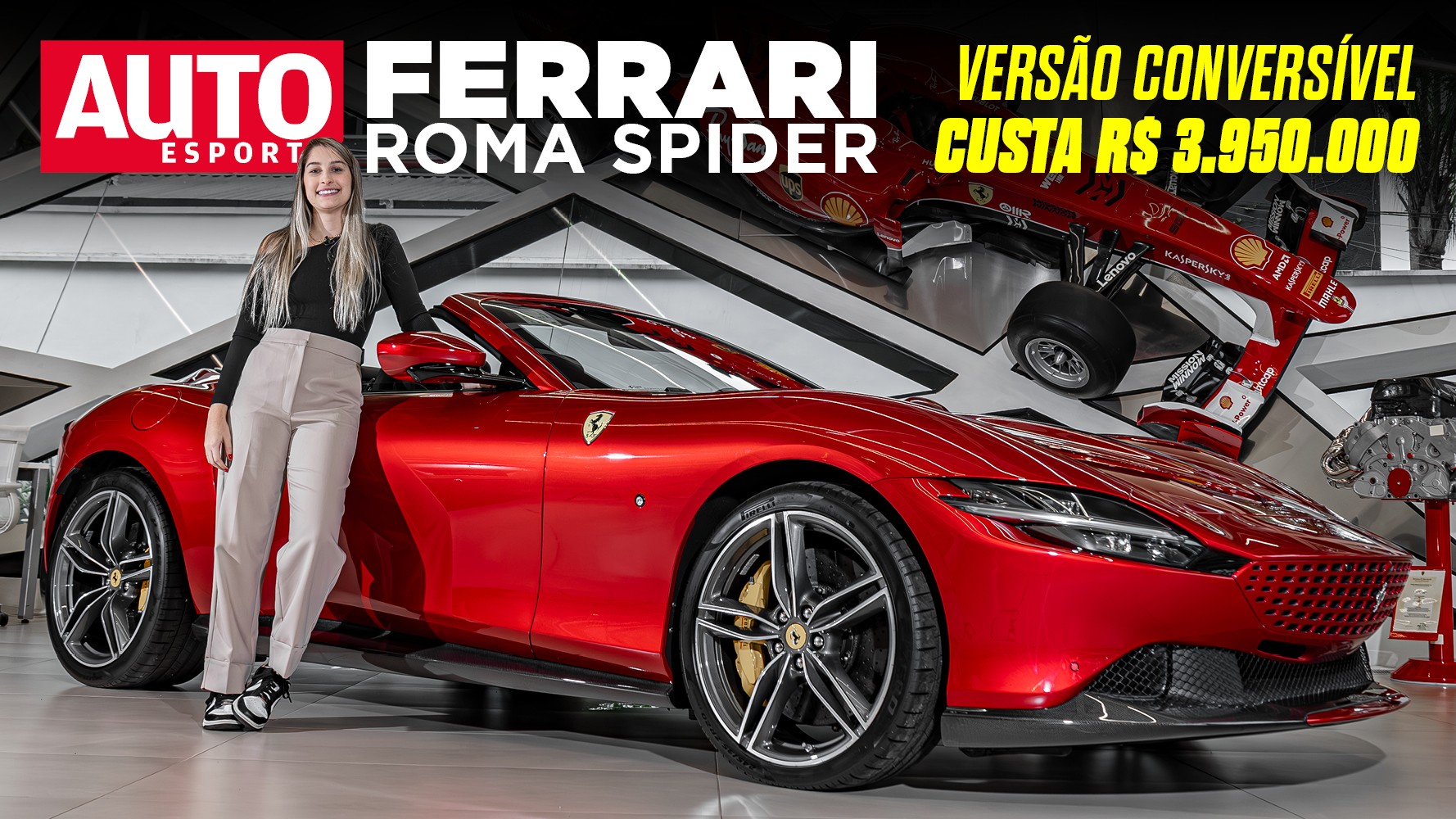 Vídeo: dirigimos a Ferrari Roma Spider de 620 cv que custa R$ 4 milhões