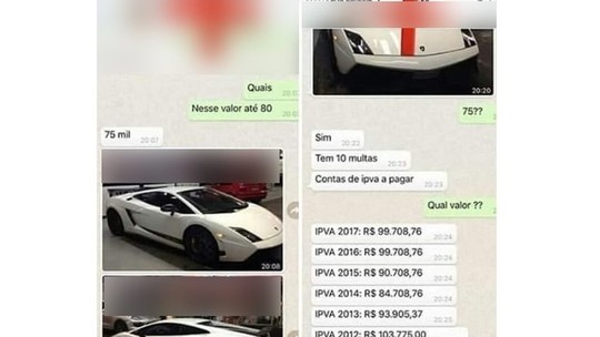 Lamborghini Gallardo 2012 está à venda por R$ 75 mil, mas o dono nunca pagou o IPVA