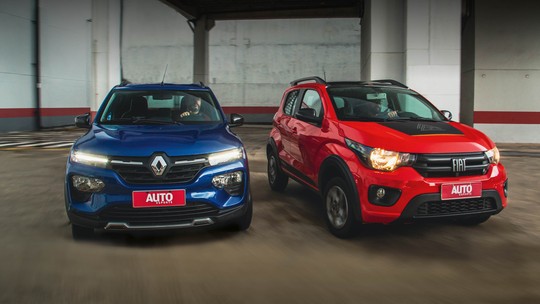 Renault Kwid e Fiat Mobi já voltaram a custar mais de R$ 60 mil