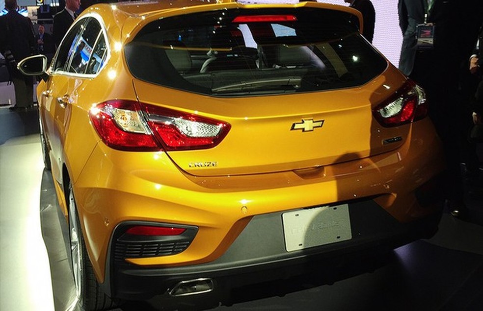 Chevrolet Cruze hatch no Salão de Detroit 2016 (Foto: Michelle Ferreira/Auto News Brasil) — Foto: Auto Esporte