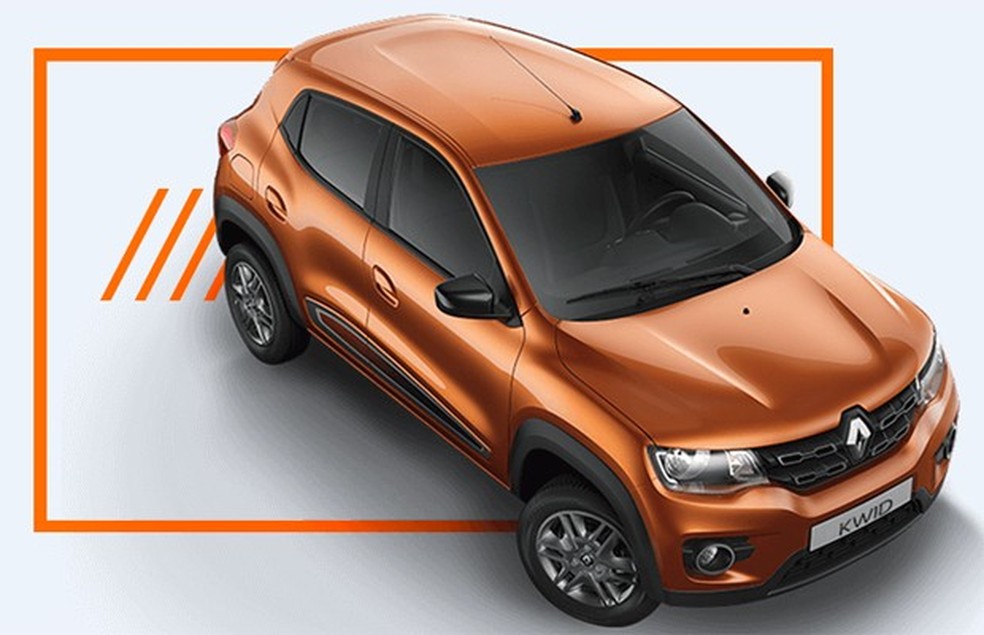 Renault Kwid em versão de produção aparece no site oficial antes da estreia (Foto: Divulgação) — Foto: Auto Esporte