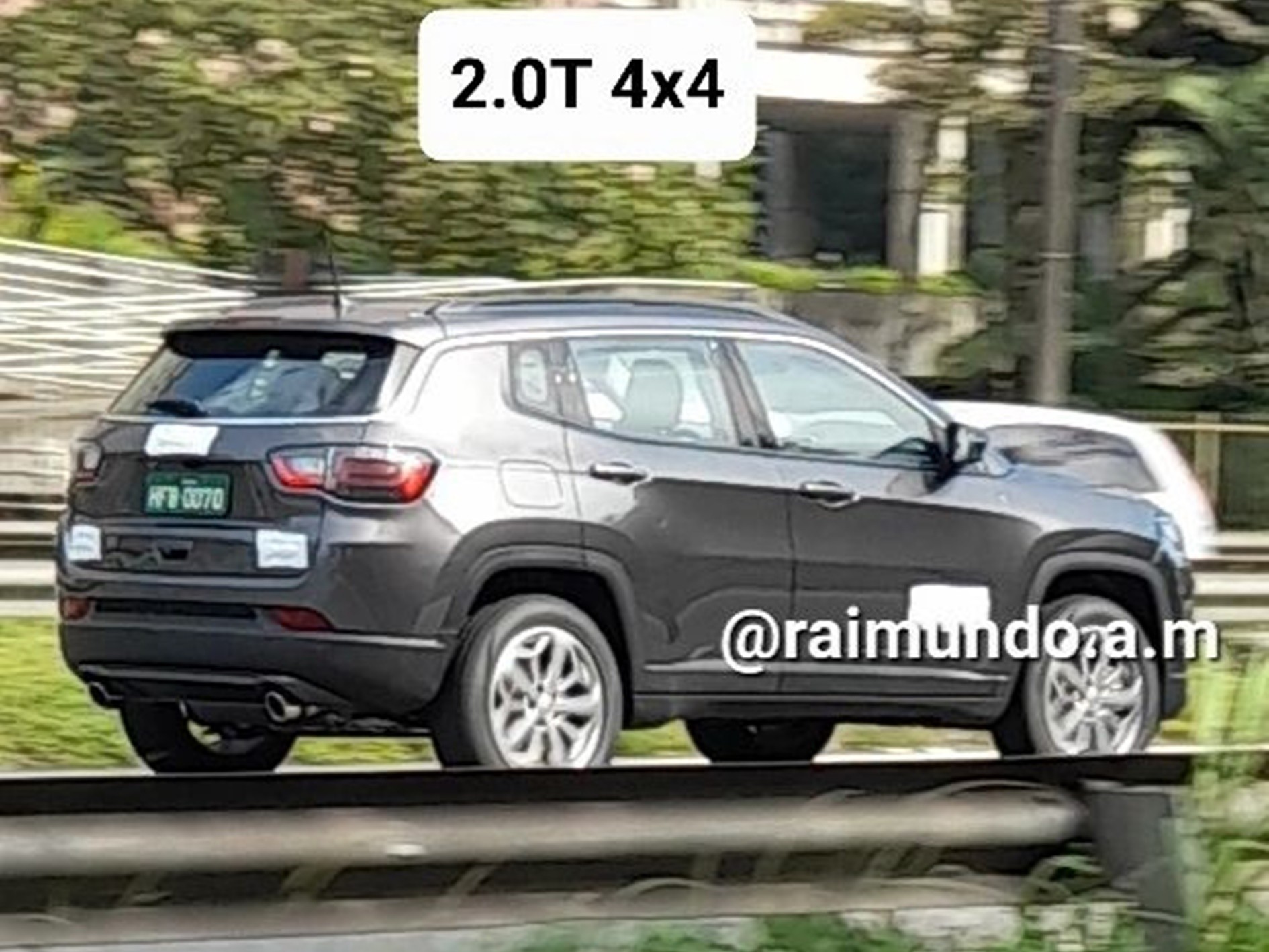 Flagra: Jeep Compass T400 Hurricane 4 está pronto para substituir o diesel