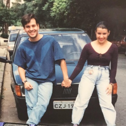 Celso e Ana Zucatelli - Fiat Uno Mille 1993